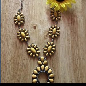 Squash blossom necklace